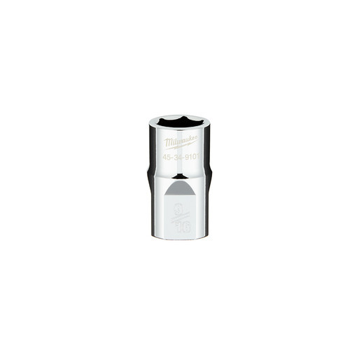 Milwaukee 45-34-9101 1/2" Drive 9/16" SAE 6-Point Socket with FOUR FLAT Sides