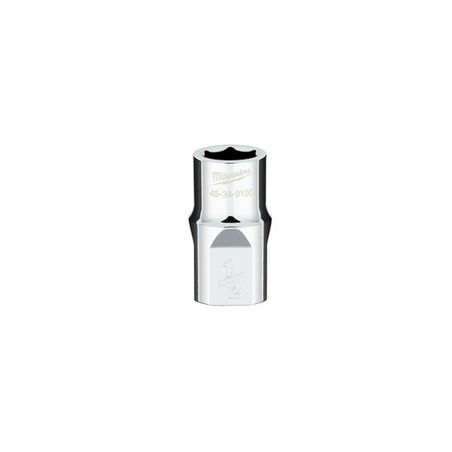 Milwaukee 45-34-9100 1/2" Drive 1/2" SAE 6-Point Socket with FOUR FLAT Sides