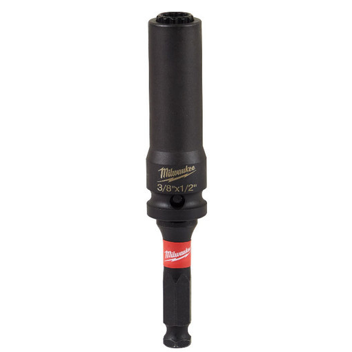 Milwaukee 49-66-5119 Shockwave Lineman's 12PT 3/8" & 1/2" 2-in-1 Socket