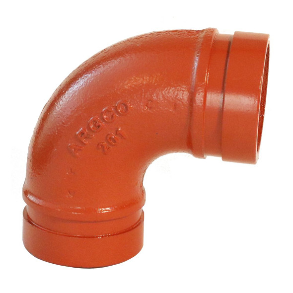 Grooved 90 Elbow Std Long (201)