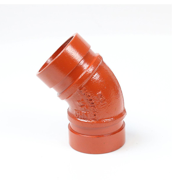 Grooved 45 Elbow (208)
