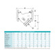 Titan Flow Control YS 54-AB Flanged Aluminum Bronze Y-Strainer - ANSI Class 150