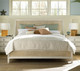 Country-Chic Queen Size Woven Rattan Panel Bed Frame