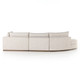 Jagger Stone Fabric 3 Piece Sectional Sofa