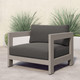Caro Grey Teak Outdoor Chair