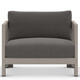 Caro Grey Teak Outdoor Chair