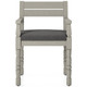 Waller Grey Teak Outdoor Dining Armchair