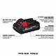 Milwaukee 48-11-1835 M18 REDLITHIUM HIGH OUTPUT CP3.0 Battery