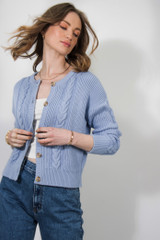 Olivia Cardigan in Blue