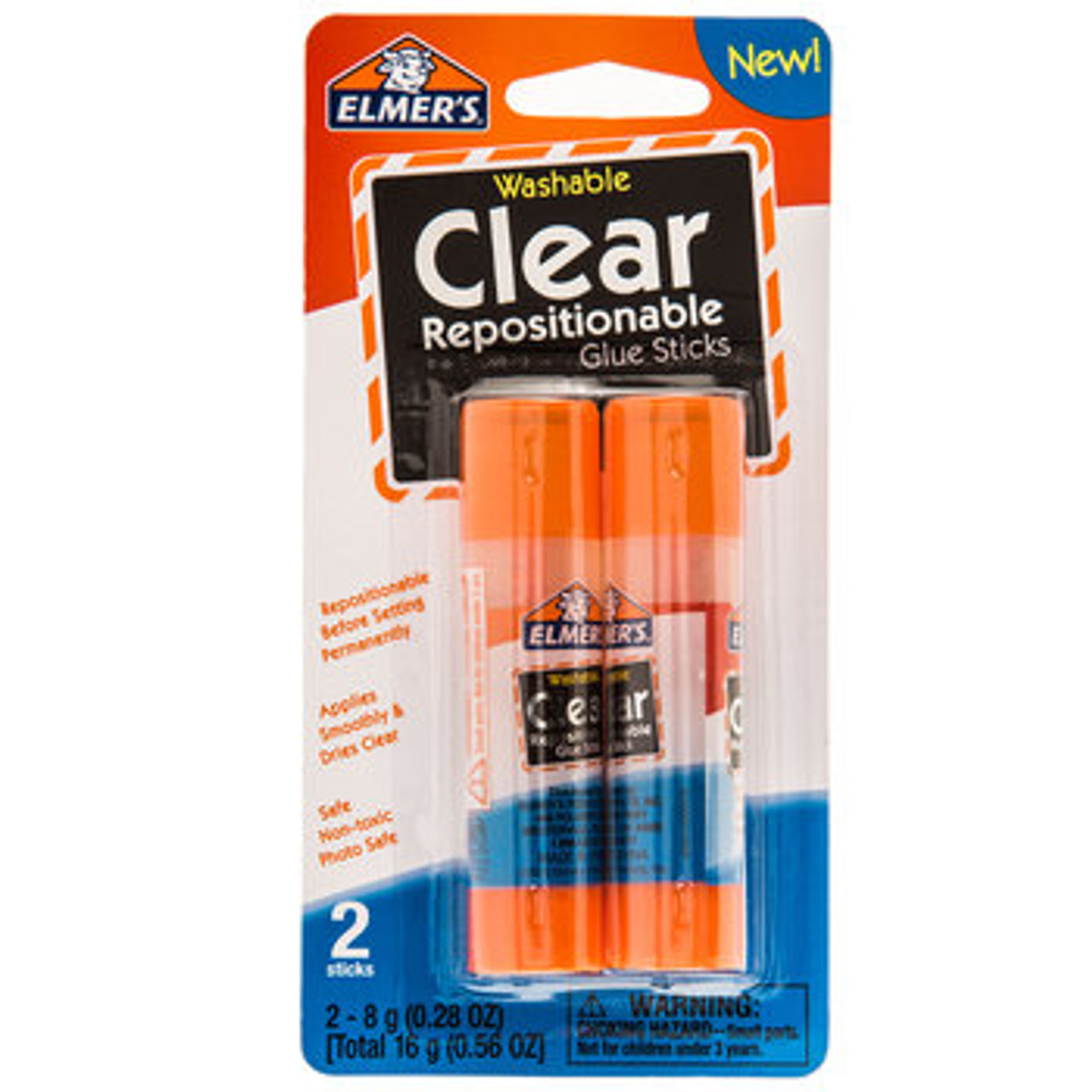 Elmer's Washable Repositionable Glue Sticks