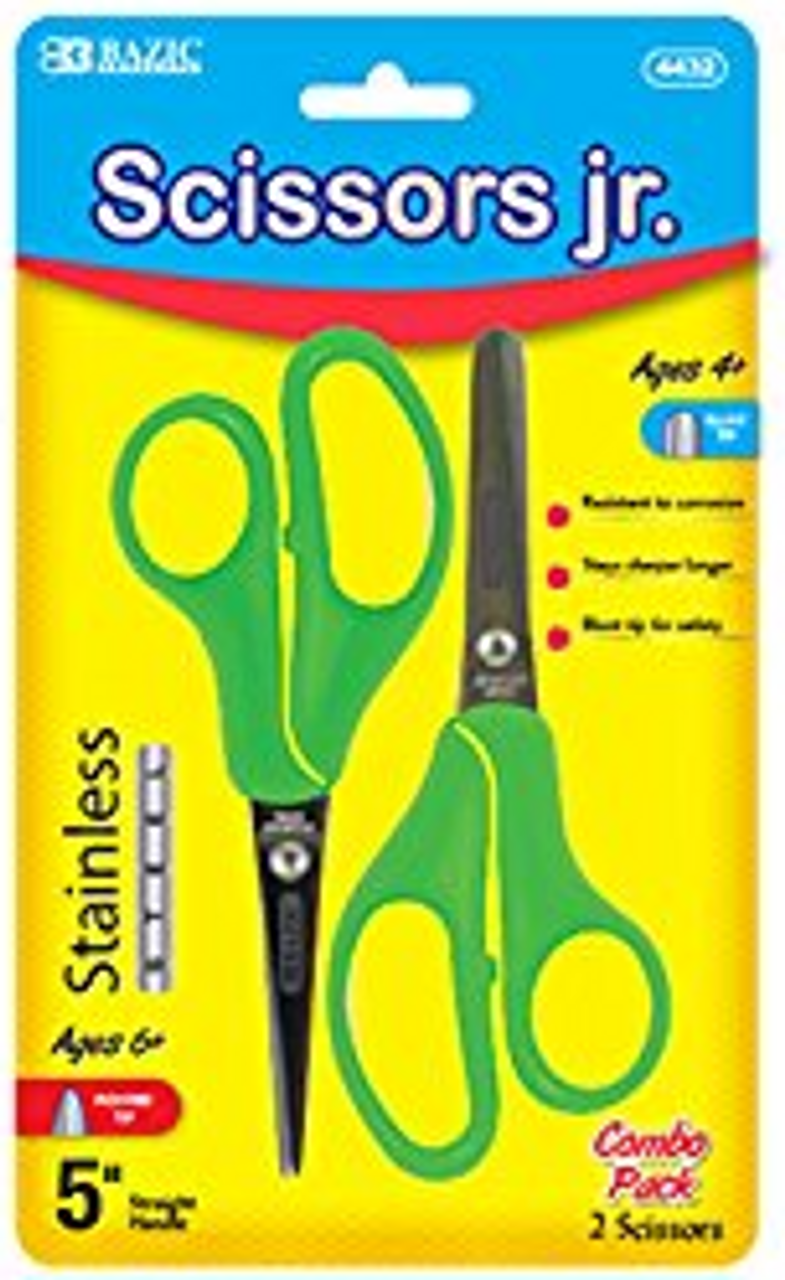 Bazic 5 Blunt Tip School Scissors