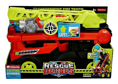 Rescue Heroes Transforming Fire Truck DII Stores - Main Image