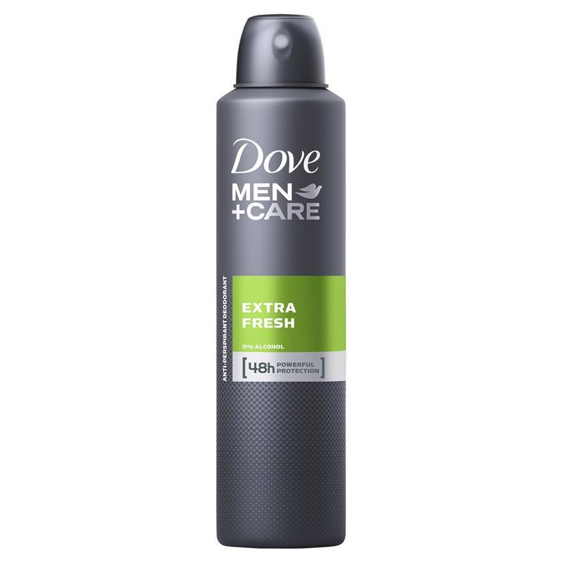 Dove Deodorant Spray Mens Extra Fresh 250ml DII Stores