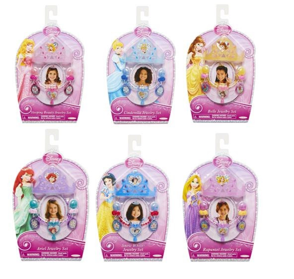 Disney Princess Jewelry Set 6 Asst DII Stores