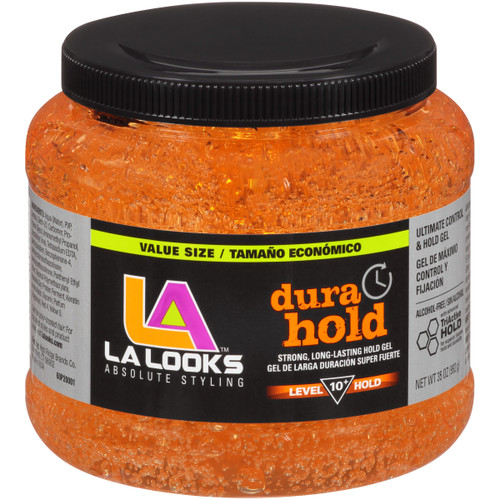 LA Looks Dura Hold Ultimate Control & Hold Hair Gel, 35 oz. Jar