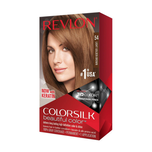 Hair Color- Colorsilk Light Golden Brown #54