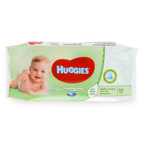 Baby Wipes- Huggies Aloe Natural Care 56ct