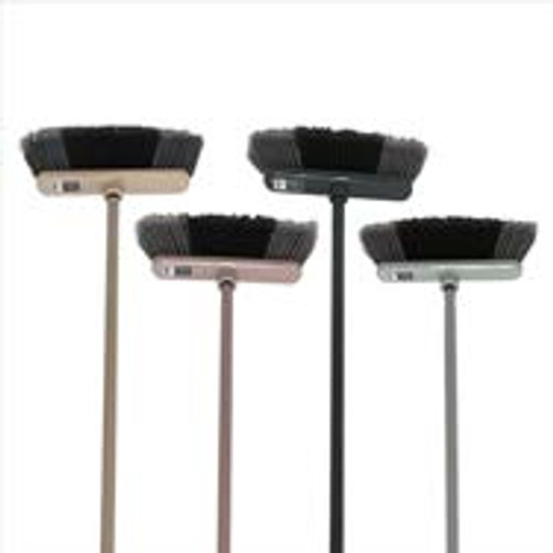 Straight Broom Metal Handle Asst Colors