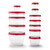 Rubbermaid Easy Find Set, Vented Red Lids, 24 Pieces