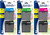 Bazic Dual-Blade Square Pencil & Crayon Sharpener, 2 Sharpeners, Assorted Colors