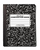 Schooltastic Sewn Composition Book, Black and White Marble, Wide Rule, 100 Sheets