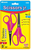 BAZIC 5" Blunt & Pointed Tip School Scissors, Assorted Colors, 2 Pack