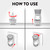 Air Wick Plug In Starter Kit, Warmer + 1 Refill, Apple Blossom and Cotton, Scented Oil, Air Freshener, Essential Oils