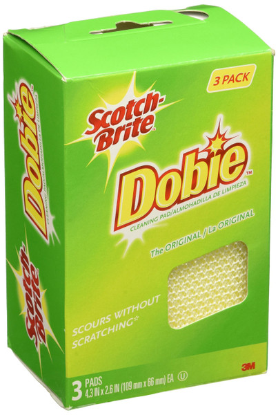 Scotch-Brite Dobie Cleaning Pad, Pack of 3