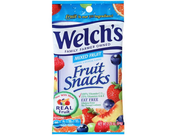 Welch's Mixed Fruit Snacks, 2.25 oz