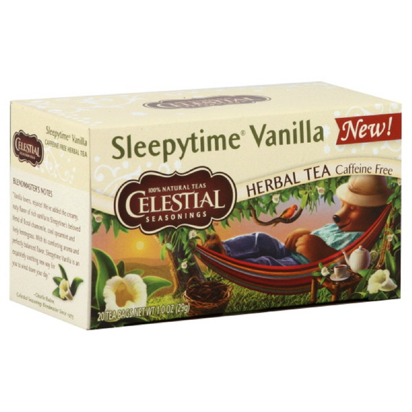 Celestial Seasonings Herbal Tea, Sleepytime Vanilla, 20 Tea Bags