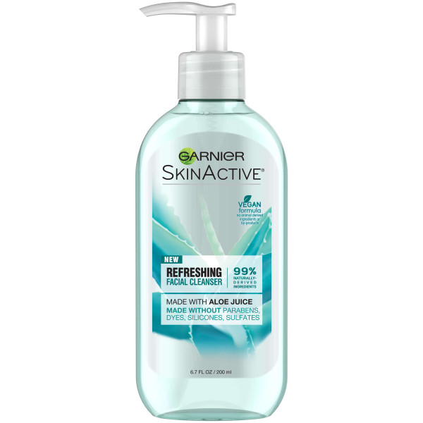 Garnier SkinActive Facial Cleanser, Refreshing, Aloe Juice, 6.7 Oz