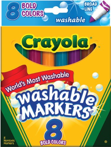 Crayola Washable Bold Broad Markers 8ct