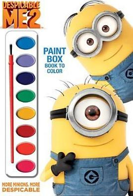 Coloring Books- Despicable Me 2  w Paint Set