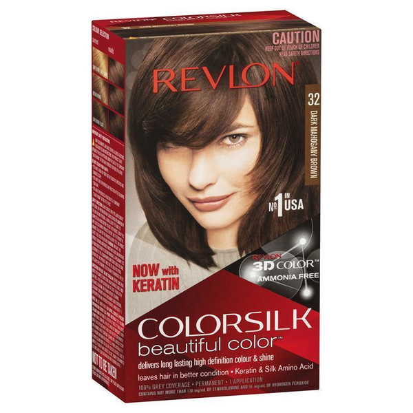 Hair Color- Colorsilk Dark Mahogany Brown #32