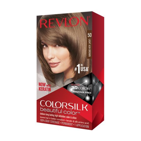 Hair Color- Colorsilk Light Ash Brown #50