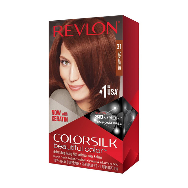 Hair Color- Colorsilk Dark Auburn #31