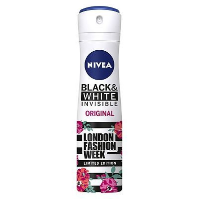 Nivea Deodorant Spray Invisible Blk/Wht 150ml