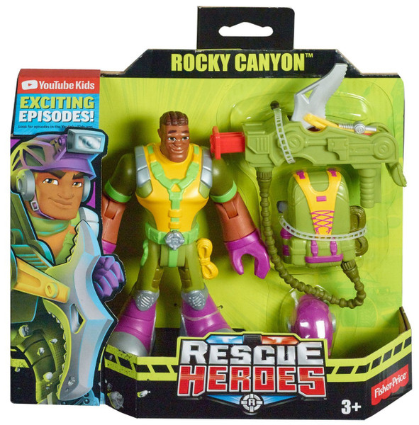 Rescue Heroes Rocky Canyon Figure w Accessories