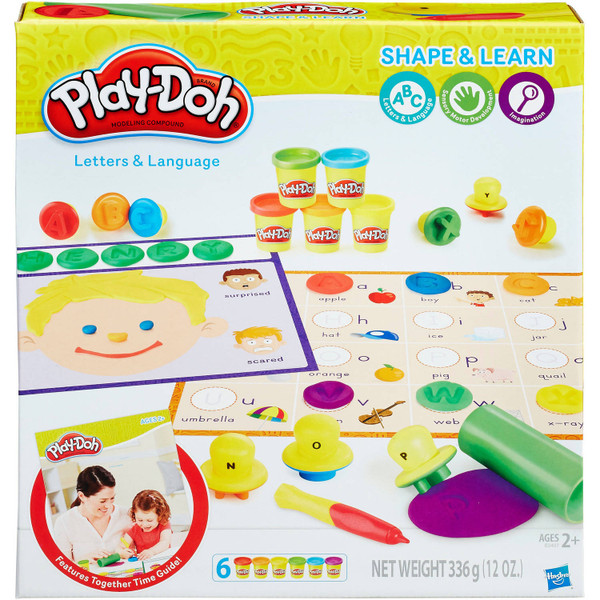 Play-Doh Shape & Learn Letters & Language Set