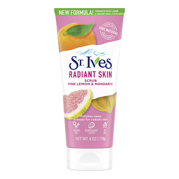 St Ives Pink Lemon&Mandarin Orange Scrub 6oz