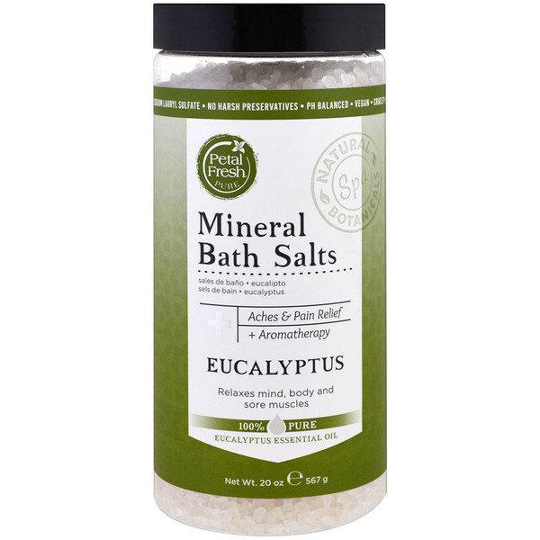 Petal Fresh Mineral Bath Salts Eucalyptus 20oz