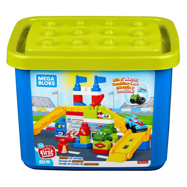 Mega Bloks Race Car Garage 60pc