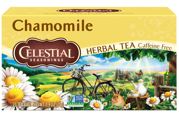 Celestial Seasonings Chamomile Herbal Tea, 20 Tea Bags