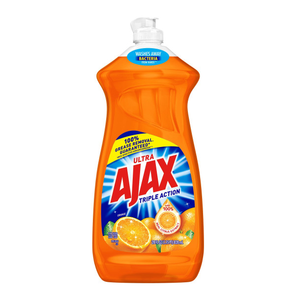 Ajax Triple Action Dish Liquid, Orange, 28 fl oz