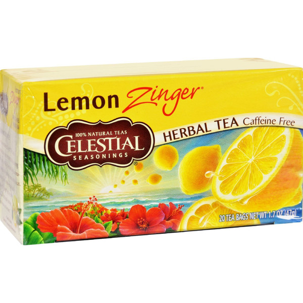 Celestial Seasonings Herbal Tea, Lemon Zinger, 20 Tea Bags