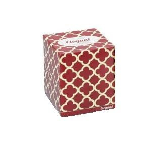 Elegant Facial Tissue Cube Box, 80 tissues