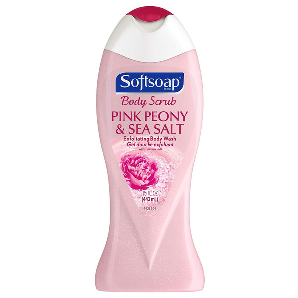 Softsoap Body Wash Pink Peony Sea, 15 oz