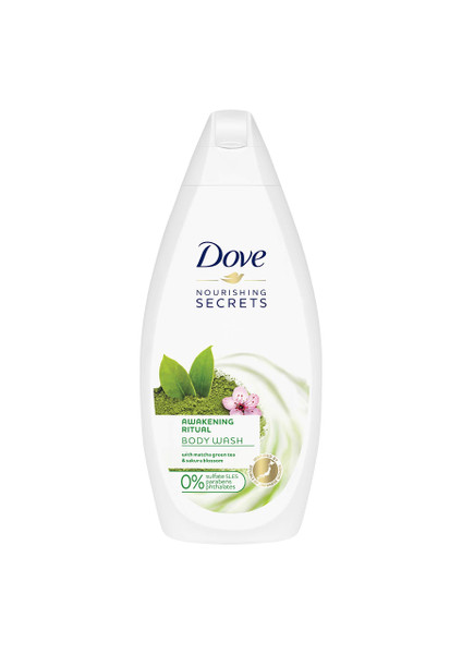 Dove Nourishing Secrets Awakening Body Wash with Matcha Green Tea & Sakura Blossom, 500 ml
