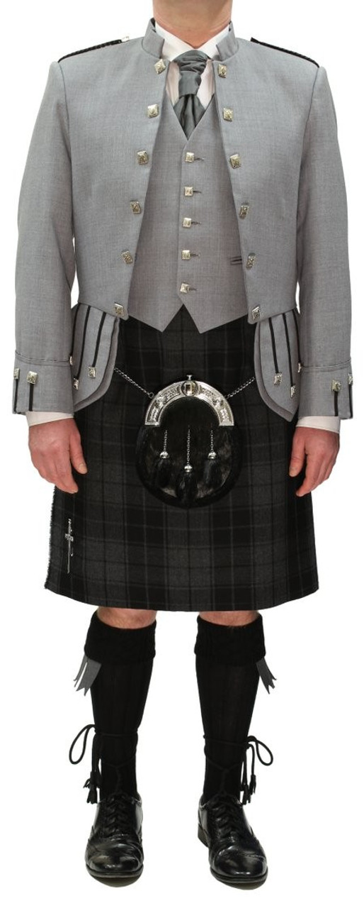 grey kilts for hire