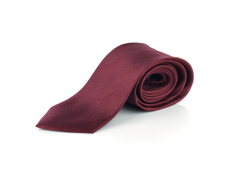 Straight Tie - Claret